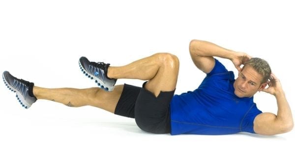 bicycle crunches